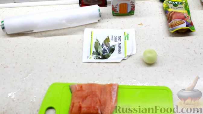 Фото: Шаг 11: Запечь семгу в сливочном соусе в духовке в течение 20 минут