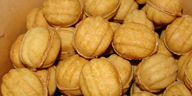 Печенье «Орешки» со сгущенкой, старый рецепт по ГОСТу.