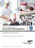 Craft Guild of Chefs Programmes