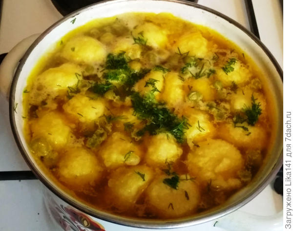 домашний суп очень вкусный