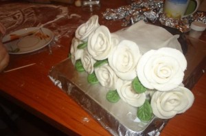 Торт "Букет цветов" - фото шаг 18