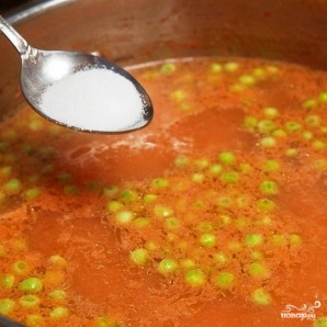 Томатный суп с рисом - фото шаг 16