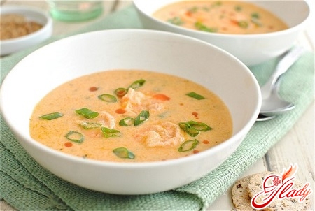 рецепт томатный суп с морепродуктами