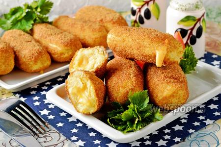 Фото рецепта Картофельные палочки с сыром