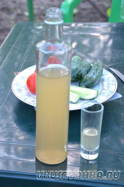 Настойка из мяты и лимона на водке, самогоне, приготовление, шаг 5