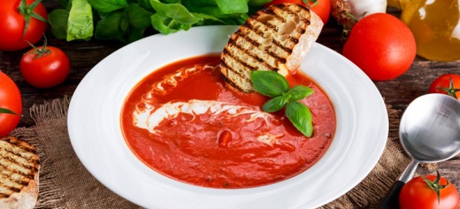 итальянский томатный суп рецепт