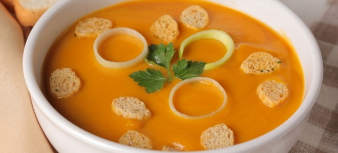 овощной суп пюре