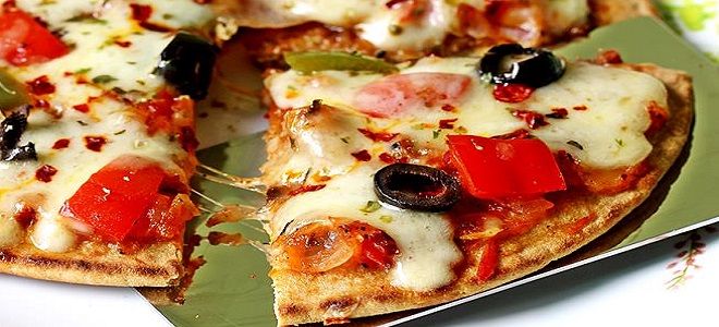 Пицца заливная в духовке - простой рецепт