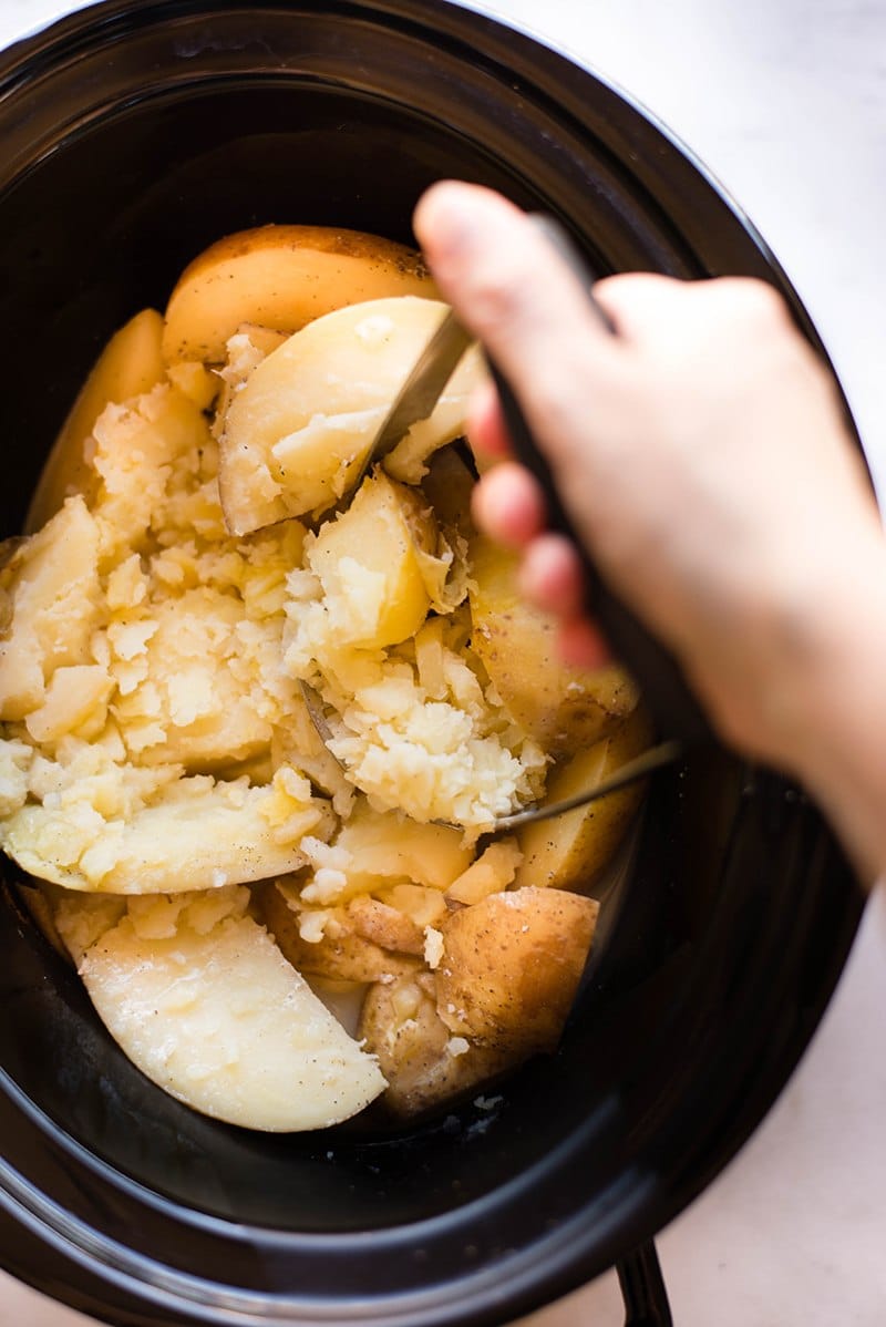 Crock Pot Mashed Potatoes 