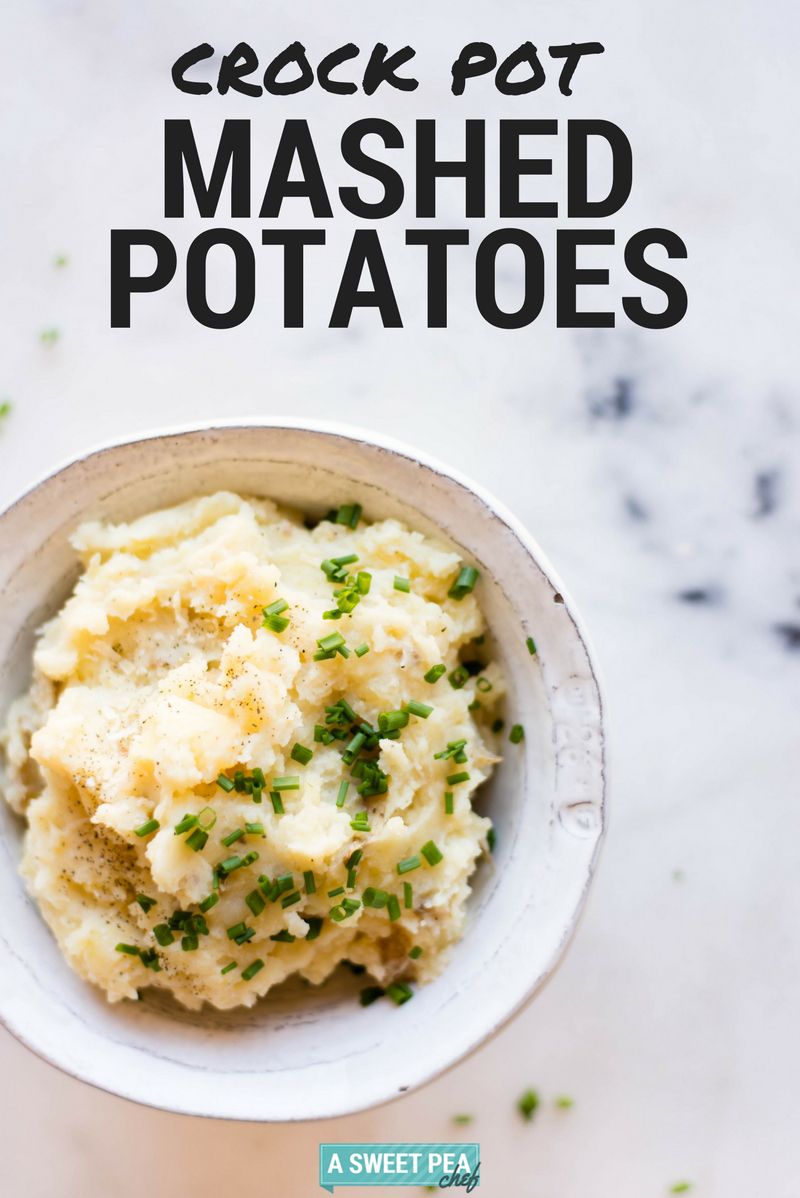 Crock Pot Mashed Potatoes 