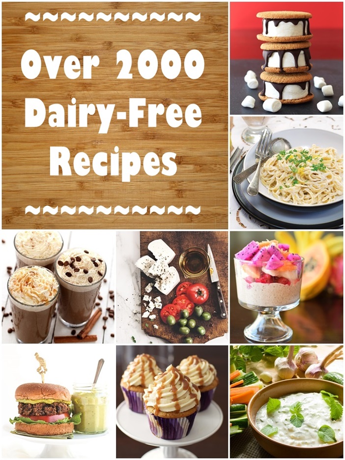 Dairy-Free Recipes - Over 2000 non-dairy, lactose-free, casein-free and completely milk-free recipes!