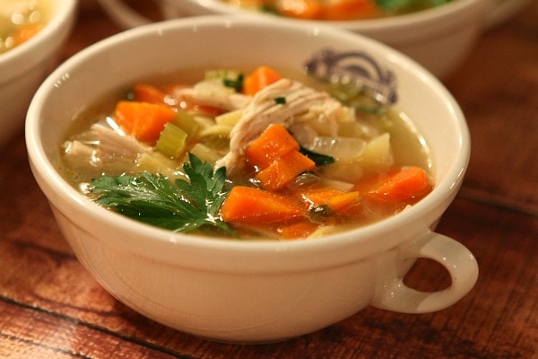 Bowl of Classic Chicken Soup 