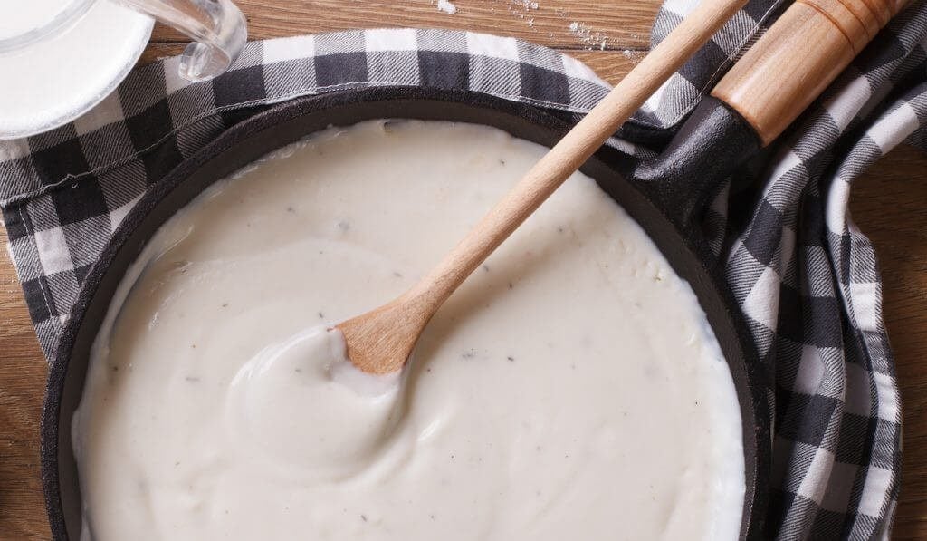 Here is a classic cheese sauce just like the ones that I have grown up on.