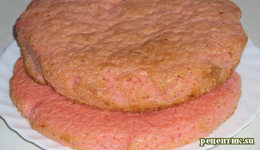 Розовый торт из сухого киселя - рецепт с фото, шаг 1